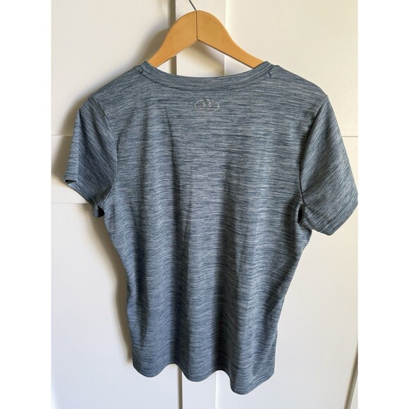 Men’s Coastal Blue Green Under Armour Loose Casual Athletic T-Shirt Sz Large - Picture 4 of 5